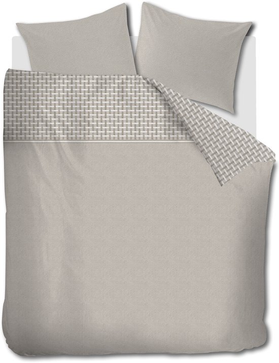 Rivièra Maison Hayes dekbedovertrek - Tweepersoons - 200 x 200/220 cm - Zand van Merkloos — afbeelding 2