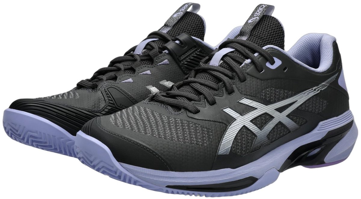 ASICS SOLUTION SPEED FF 4 CLAY NIGHT ENERGY Tennisschoenen GRAPHITE /PURE 41.5 Grijs
