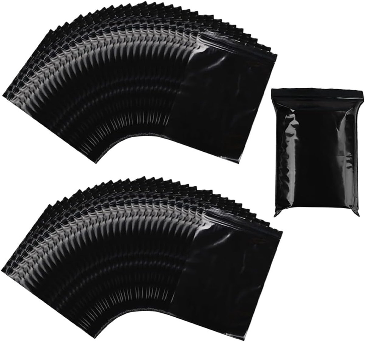 Zakken voor maandverband, 50 stuks, draagbare dispenser voor hygiënische verwijdering, hygiënische zakjes voor dames, geurloos, lekvrij, 10 x 15 cm