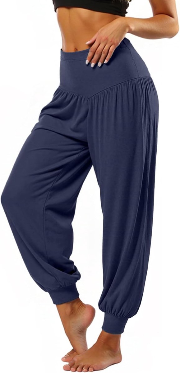Harembroek voor dames, zomer, lange modale, pilates, baggy broek, yogabroek, workout, sport, joggen, dans
