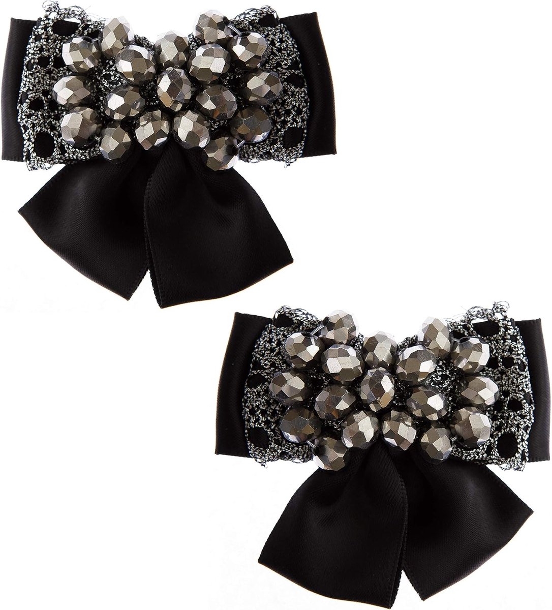 Shoes Schoenclips, strikgesp, 2 stuks, afneembare broche, schoensieraad, elegant, schoenbedels, smartclip