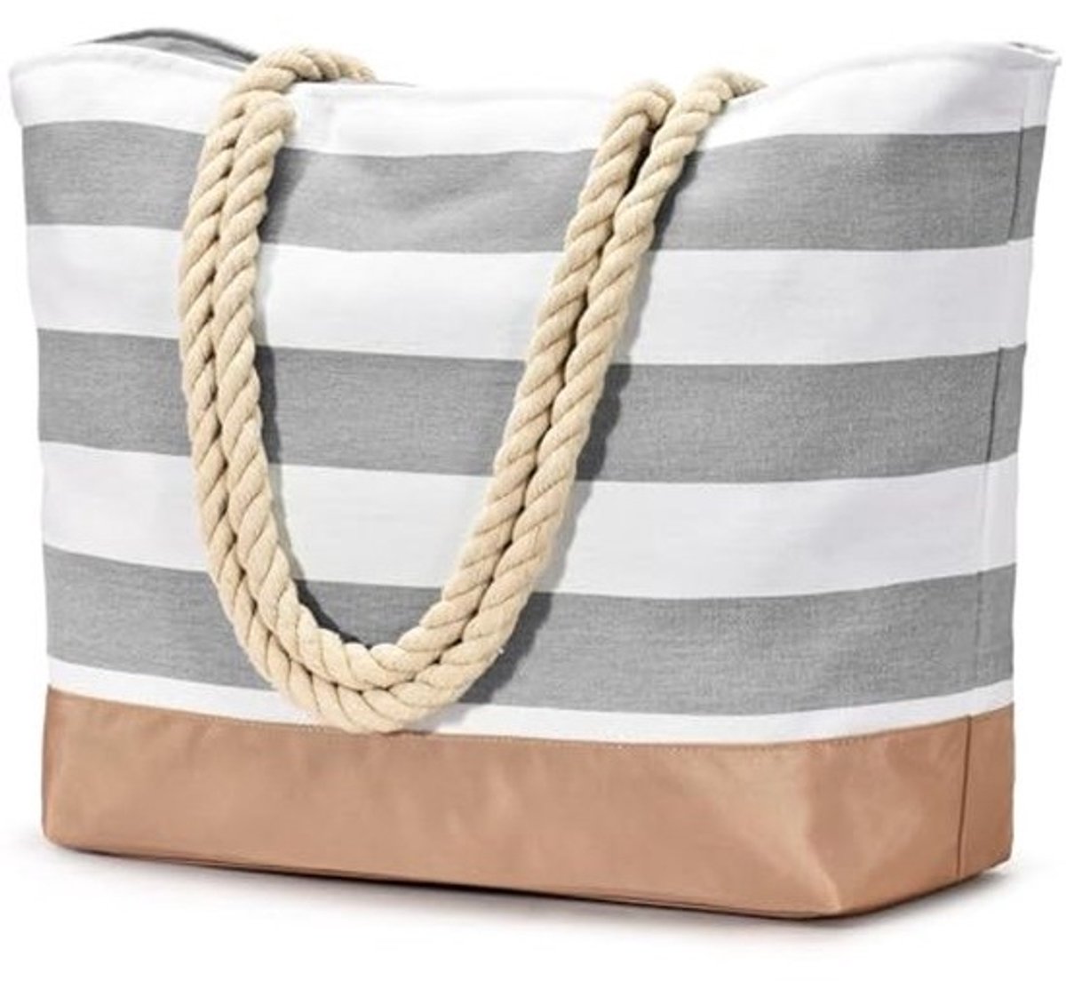 Waterdichte Strandtas met Ritssluiting - Grote Tote Bag voor Dames