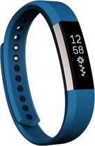Fitbit Alta (HR) siliconen bandje | Blauw / Blue | Premium kwaliteit | Size: L | TrendParts