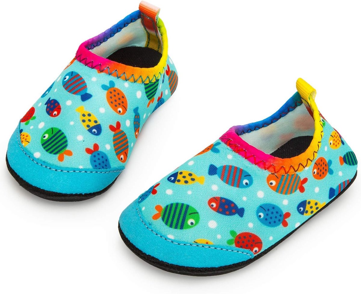 Waterschoenen, sneldrogende aquaschoenen, antislip, blote voeten schoen voor kinderen, strand en zwembad