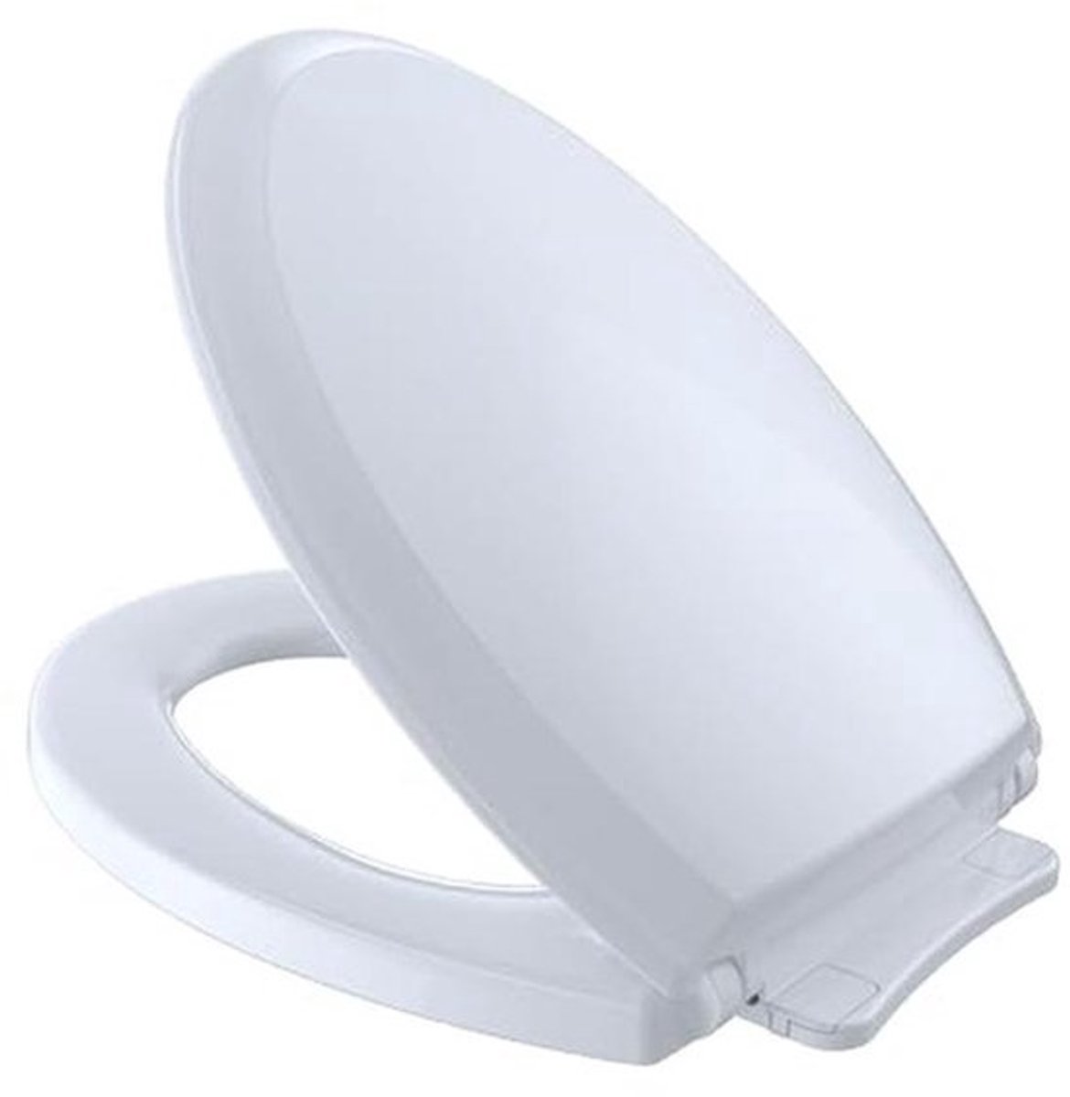 SoftClose Oblong toilet seat Elongated Cotton White