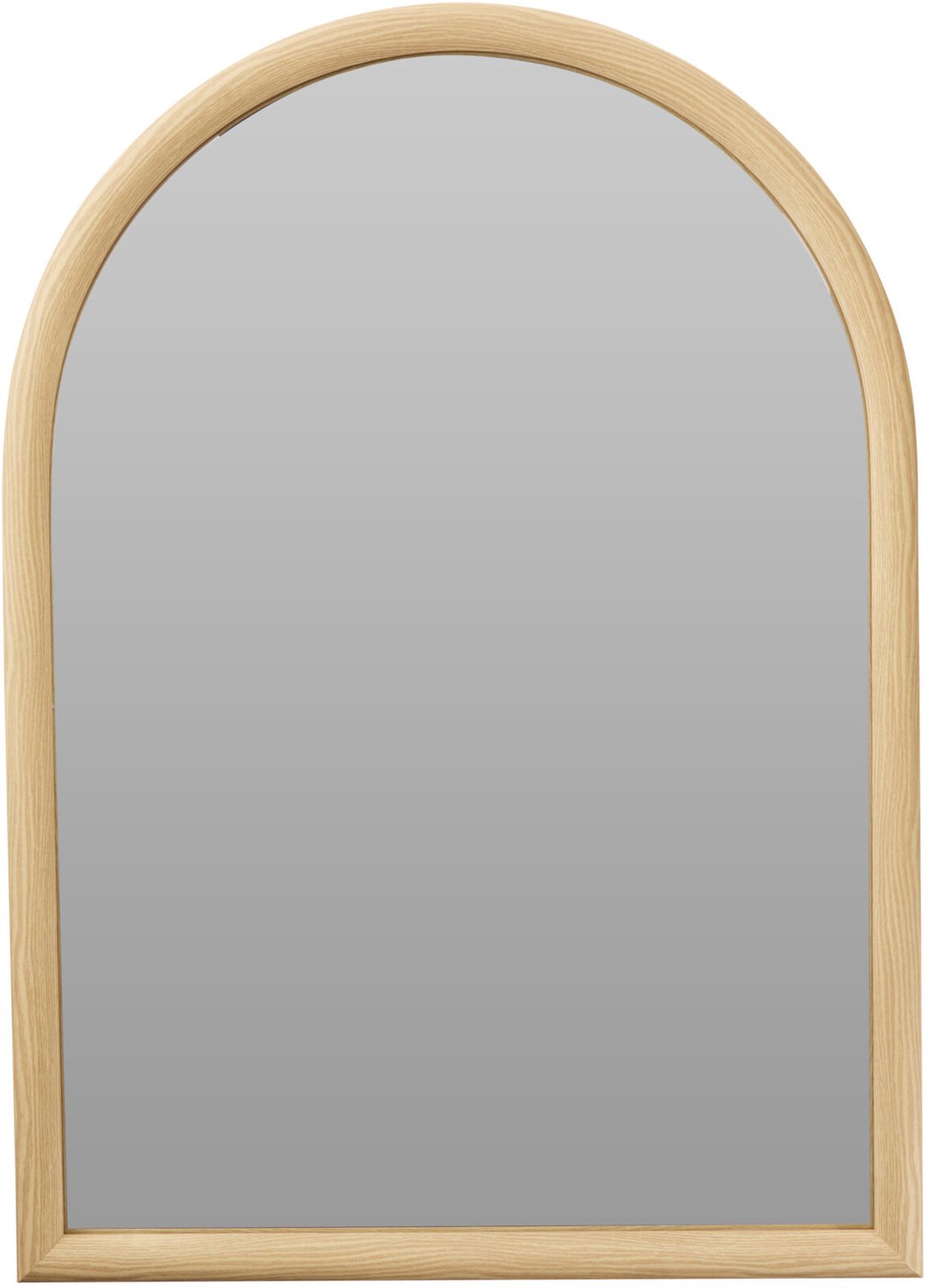 Home & Styling Collection Home Styling Collection - Hangend decoratief spiegel in boogvorm, natuurlijk, 70 x 50 cm Beige