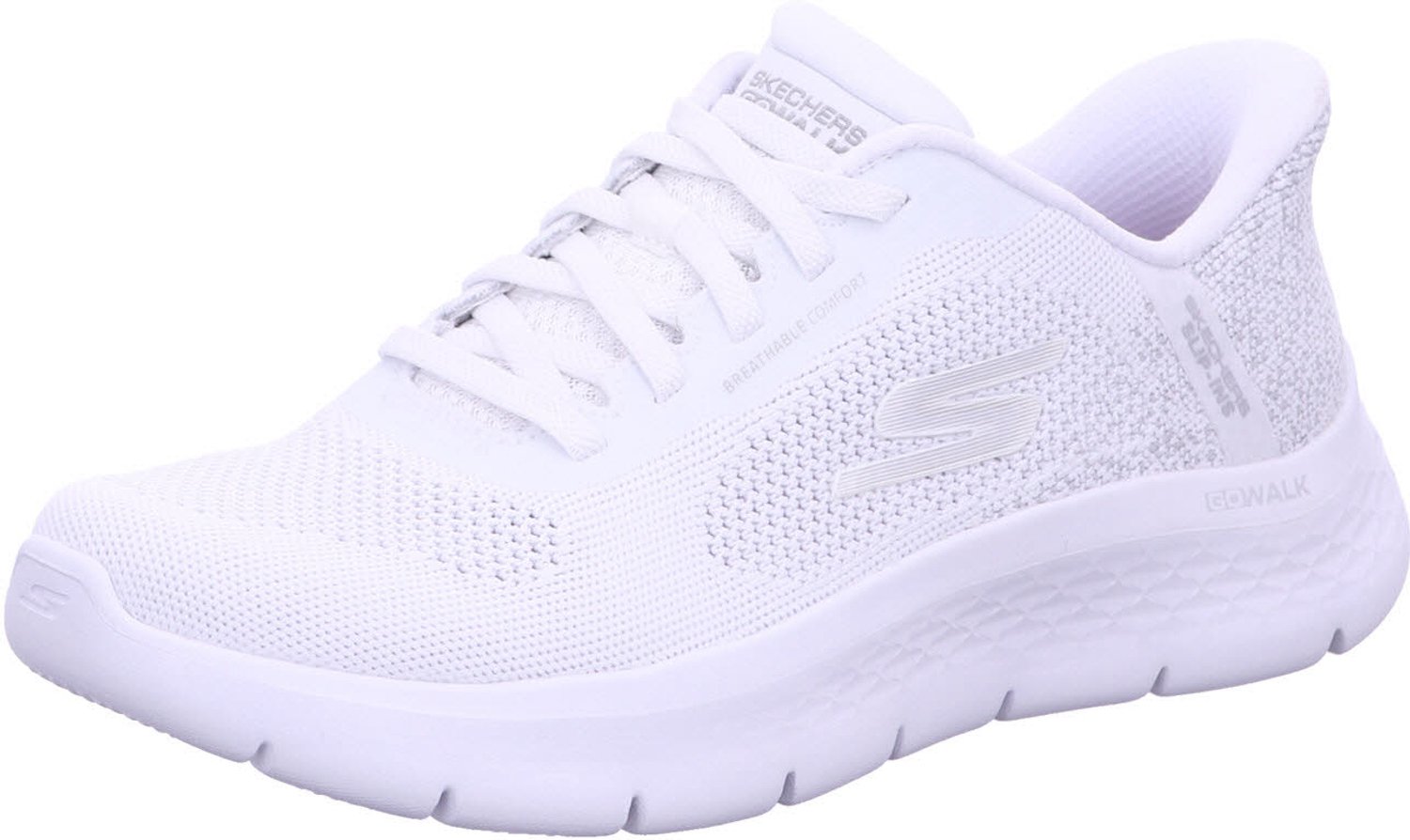 Skechers dames instappers wit maat 36
