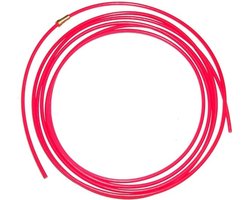Teflonvoering Rood 4 Meter voor Lasdraad tot 1,2 mm