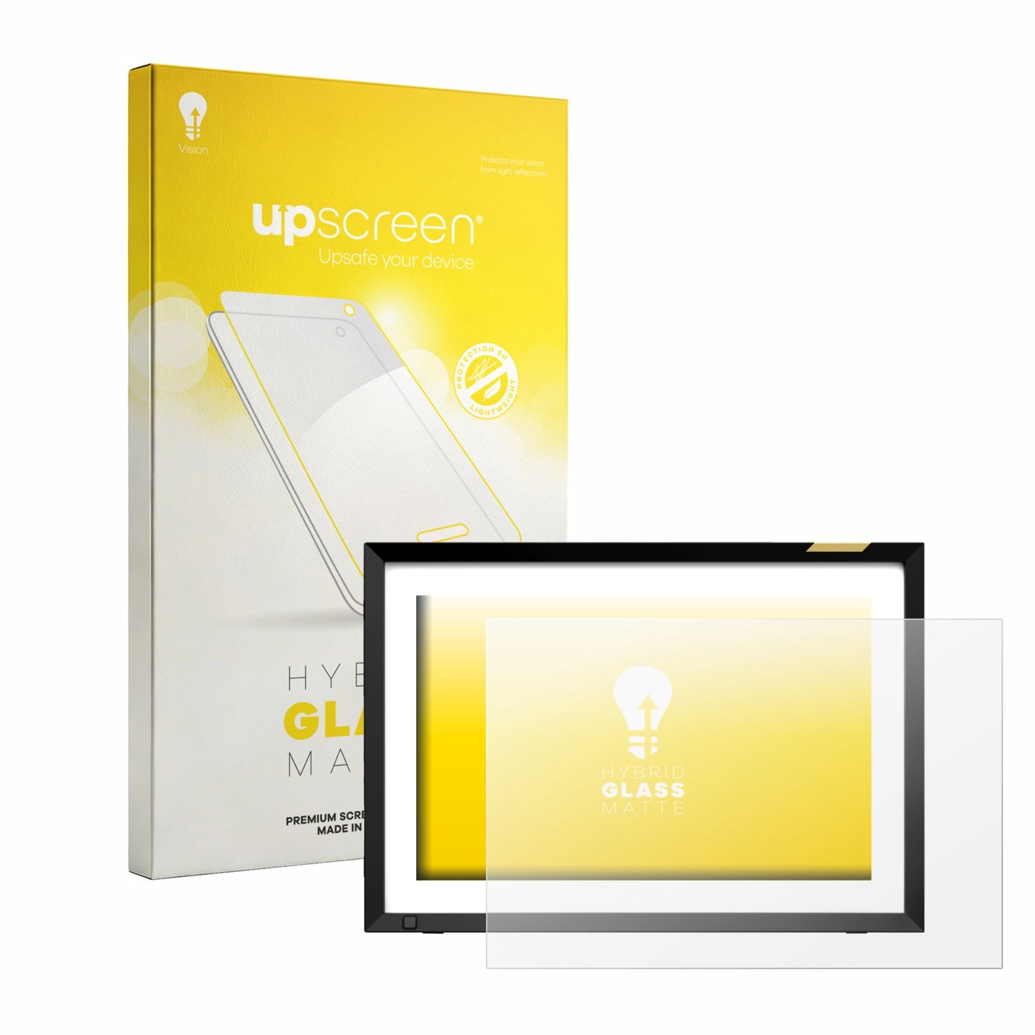 upscreen - Screenprotector voor Nixplay Klassischer 10.1" HD-Touchscreen - Folie Beschermfolie Beschermglas matte
