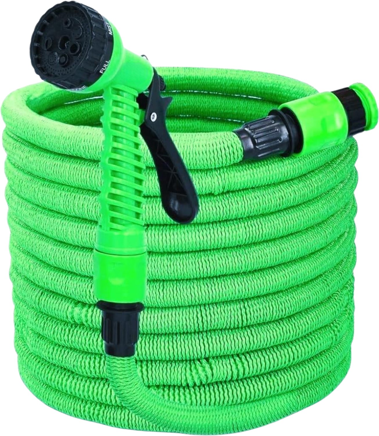 Verte - Flexibele Tuinslang - 15 M - Met 7 Functies Voor Waterdicht Schoonmaken - Groen Of Blauw