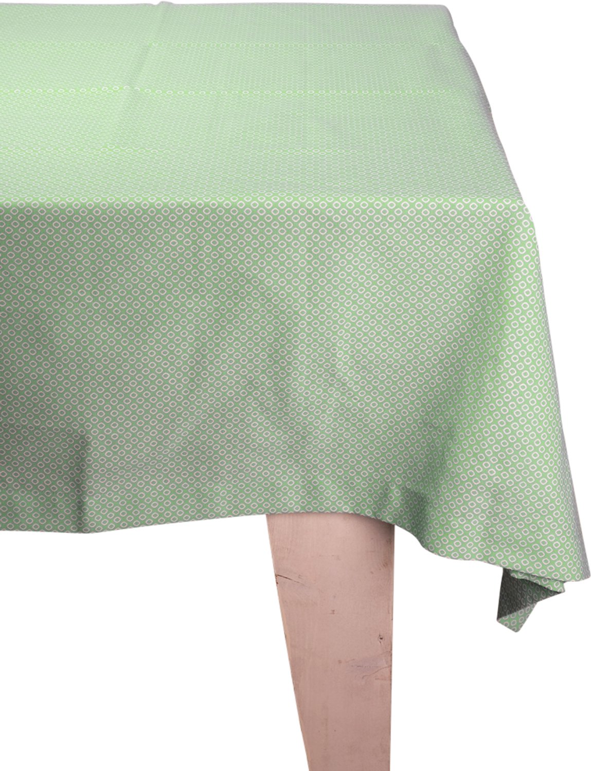 Linen & More Tablecloth Little Diamond Tafelkleed Textiel groen 140x250cm Groen Gewicht: 500 gram Patroon: Little Diamond