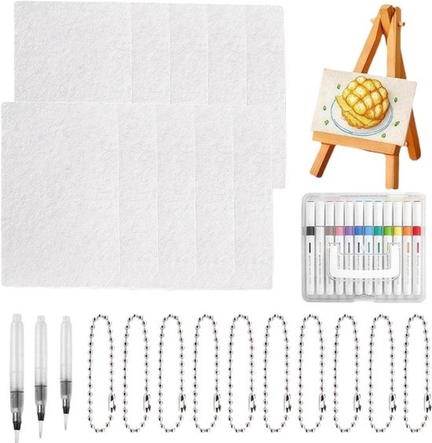 Schuimverf-textuurset - 3D-tekenkit - Creatief knutselen - Uitbreidbare formule - 12 kleuren - Meerkleurig
