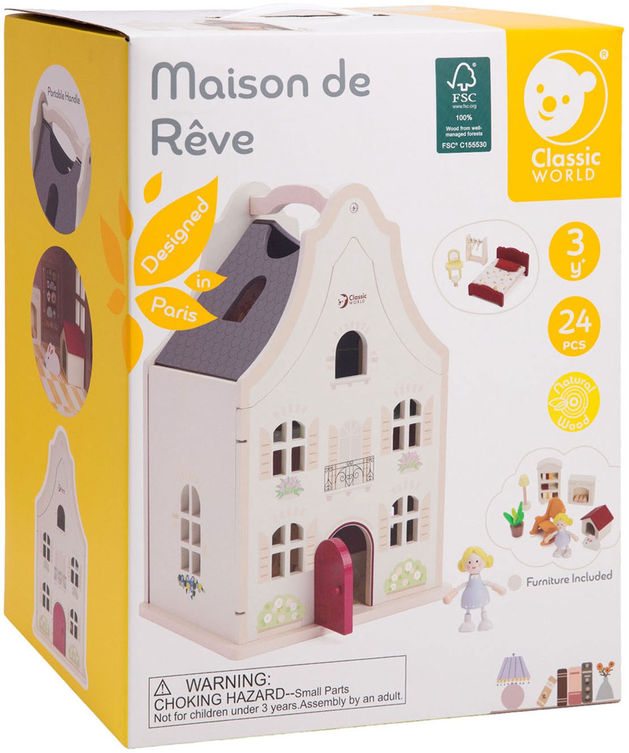 Classic World Houten Maison de Reve - 24dlg..