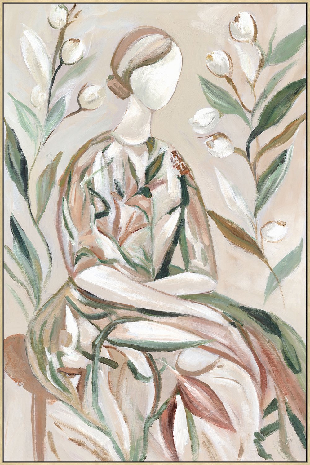 Schilderij Soft Botanica 70x105cm