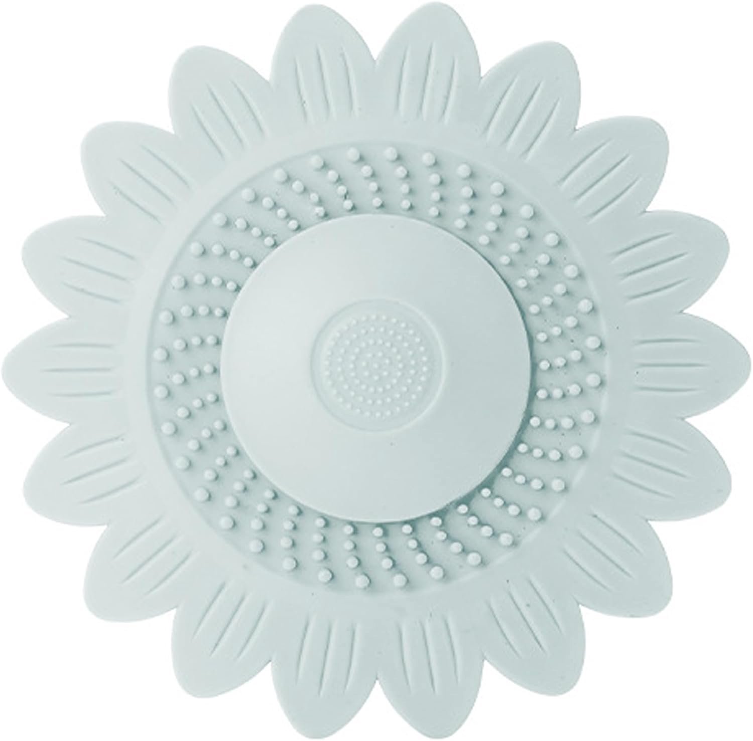1 stuk - Anti-geur silicone vloer lekken pad - kleine zonne anti-geur afdichtende deksel - toilet insect-beschermende afdichtende deksel - riool deodorant - voorkomen verstopping - dubbele filtering - 12,6 cm - blauw