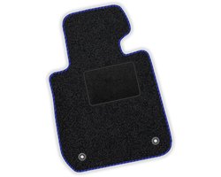 Moltico Carmats - (SP)KL;TO059-5 - Dywanik welurowy kierowcy - Auto-mat - Niebieska lamówka