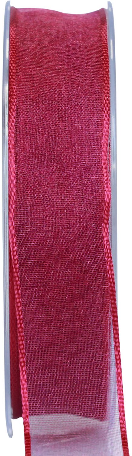 Chiffonlint organzalint sierlint organza paars 25mm 20m