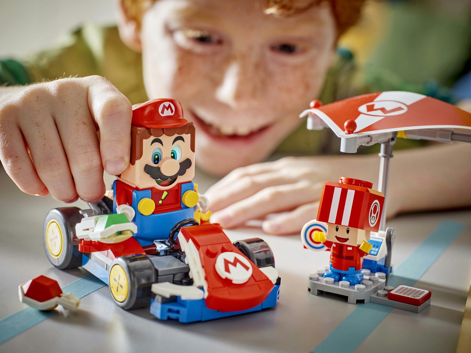 LEGO Super Mario: Mario Kart – Standaardkart Auto Speelgoed voor Kinderen uit de Game 72032 — afbeelding 2