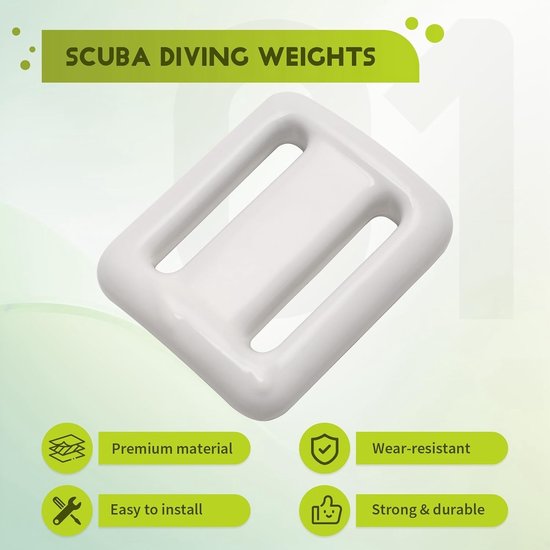 Diving weights van lood, gecoate duikgewichten voor optimale stabiliteit en controle tijdens het duiken — afbeelding 4