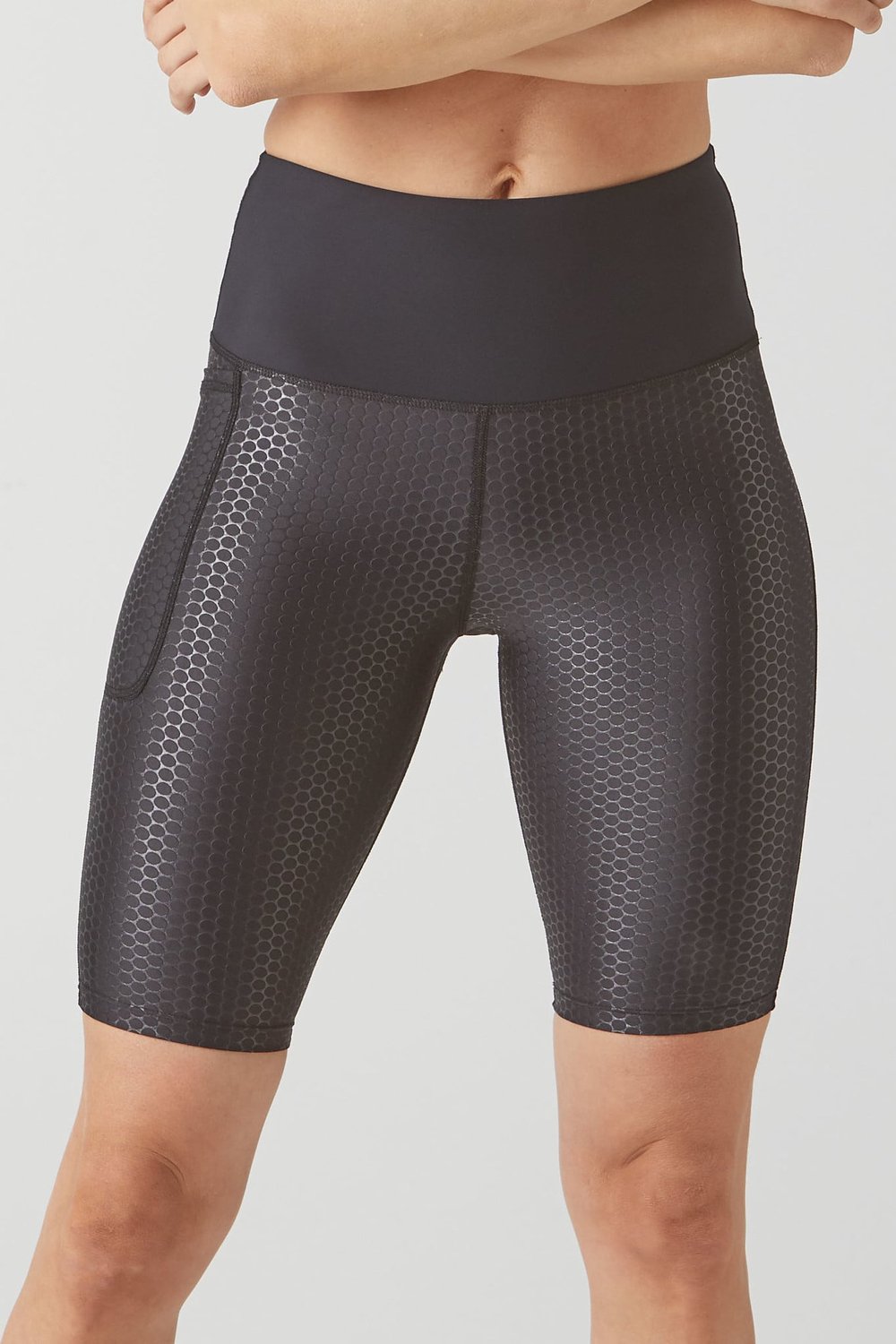 REVIVE Chameleon - Sportshort Dames - High Waist, Yoga - Jet Black - Maat XL