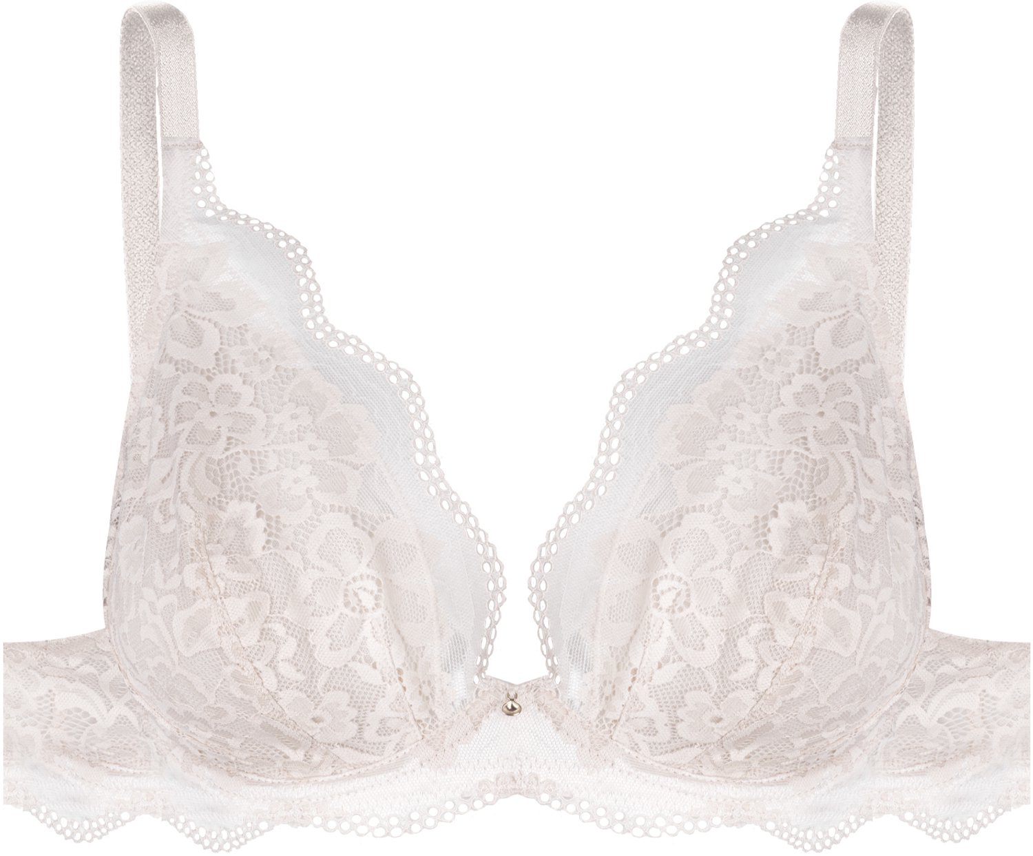 ESOTIQ Kavi - Zachte beha - Volle cups - Kantdetails Beige