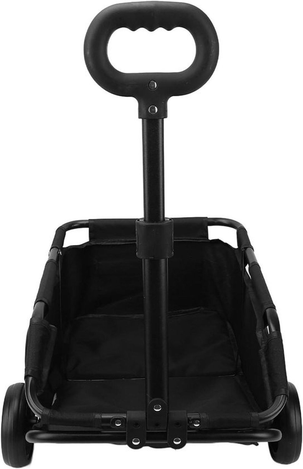 Hondenbuggy - Reiswagen voor huisdieren - Comfortabel vervoer - Opvouwbaar ontwerp - 7 kg laadvermogen - Zwart