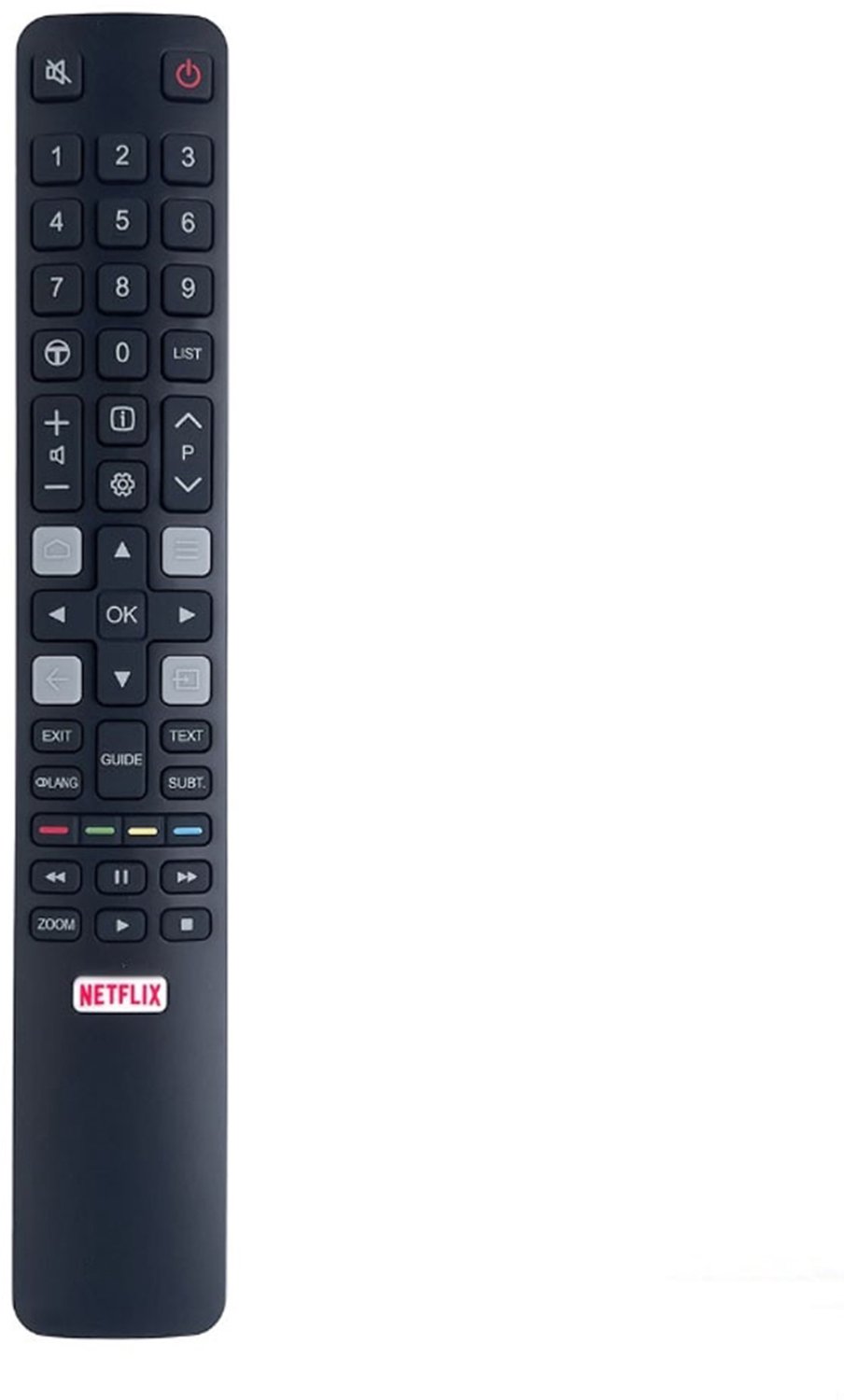 Bedienbaas Afstandsbediening – Vervanging RC802N YAI3 – Geschikt voor TCL TV's – Plug & Play