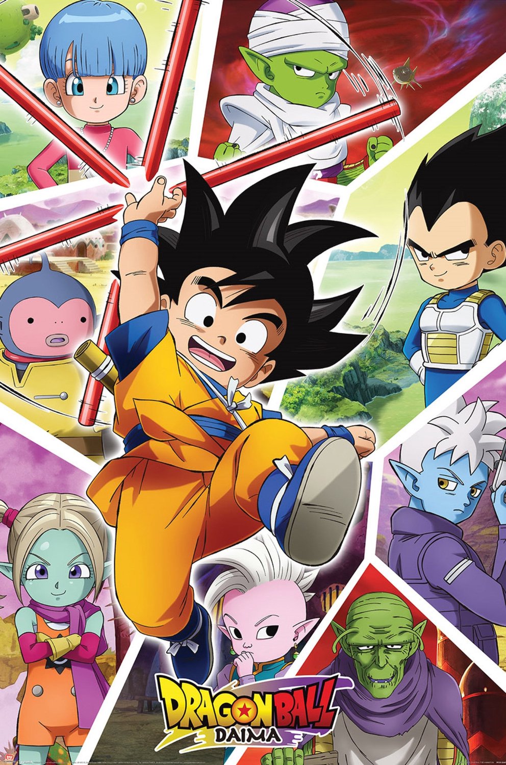 Pyramid Poster Dragonball Daima - Power Pole 61x91,5cm Divers