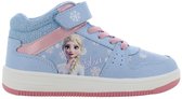 Frozen - Sneakers voor meisjes - Elsa Hoge schoenen voor kinderen met klittenband - Maat 30 - Blauw
