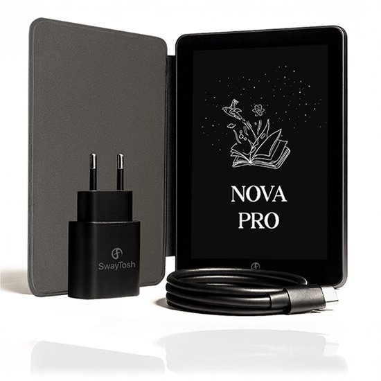 SwayTosh E-Reader Nova Pro – 6 inch 2025 – 64GB + Cloud Opslag – Ereader Met Luxe Hoes – Storytel-Ondersteuning – Schermverlichting en Nachtmodus – E Reader Voor Ebook & Luisterboe…