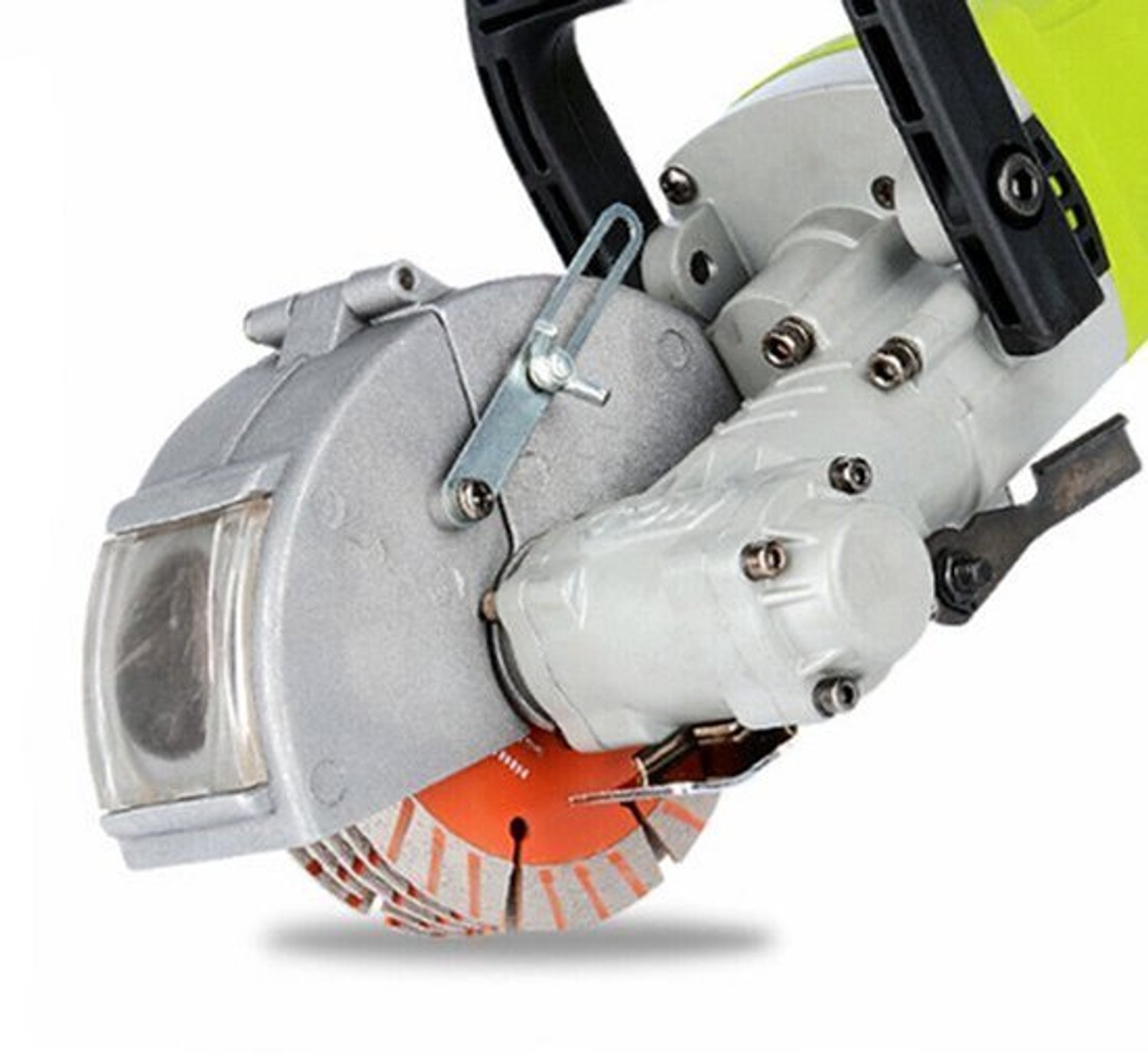 Elektrische Muur Groefsnijmachine - Groen - 4000 W Vermogen - 0-3,7 cm Verstelbare Groefdiepte - Handheld Beton Cutter