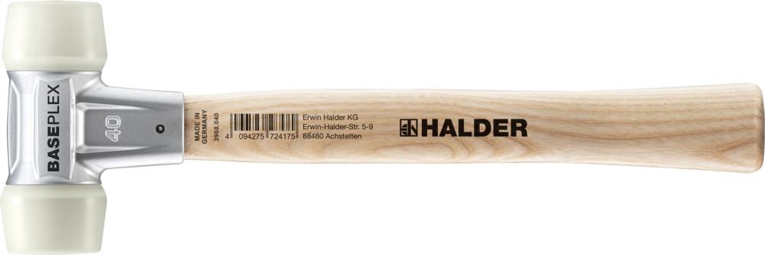 Halder Baseplex 40 Mm Nylon Hamer Bruin
