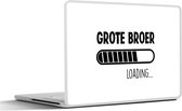 Laptop sticker - 12.3 inch - Quotes - Spreuken - Grote broer - Broertje zusje - Baby