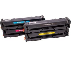 Set 4x ABC huismerk toner geschikt voor HP 207X (MET CHIP) voor HP Color Laserjet Pro M255 M255dw MFP M282 M282nw M283 M283cdw M283fdw