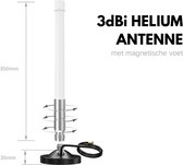 Helium 3 dbi Antenne - Lora antenne - HNT - Outdoor - 868 MHZ - Fiberglass antenne  - Magneetvoet