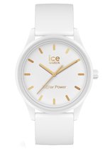 Ice Watch ICE solar power - White gold 020301 Horloge - Siliconen - Wit - Ø 40 mm