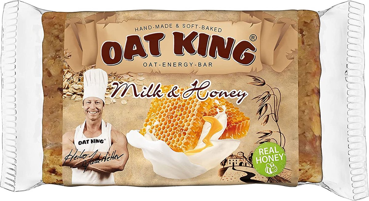 LSP Oat King Energy Bar (10x90g) Milk & Honey - Repen - Energie repen