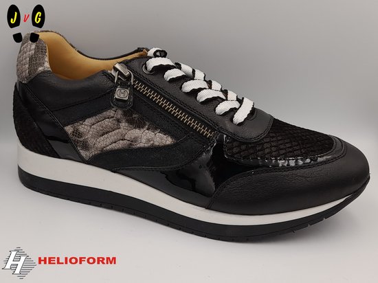 Helioform dames sneaker, zwart-snake H303 , maat 37 | bol.com