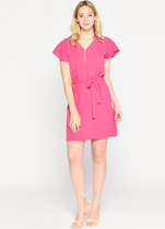 LOLALIZA Rechte jurk - Fuchsia - Maat 44