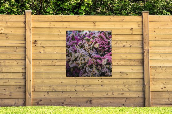 Chiffon de jardin Un bouquet contenant la fleur de statice - 100x100 cm