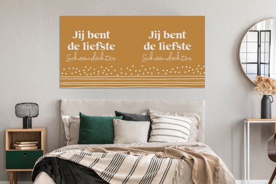 Peinture sur toile 160x80 cm - Décoration murale Fille - Motifs - Proverbes - Décoration murale murale salon - Décoration chambre - Accessoires de chambre - Peintures