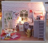 Miniatuur - The best time - slaapkamer - met lijm