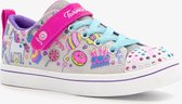 Skechers Twinkle Sparkle Rayz meisjes sneakers - Zilver - Maat 35 - Uitneembare zool