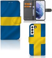 Flipcase Geschikt voor Samsung Galaxy S22 Telefoon Hoesje Zweden