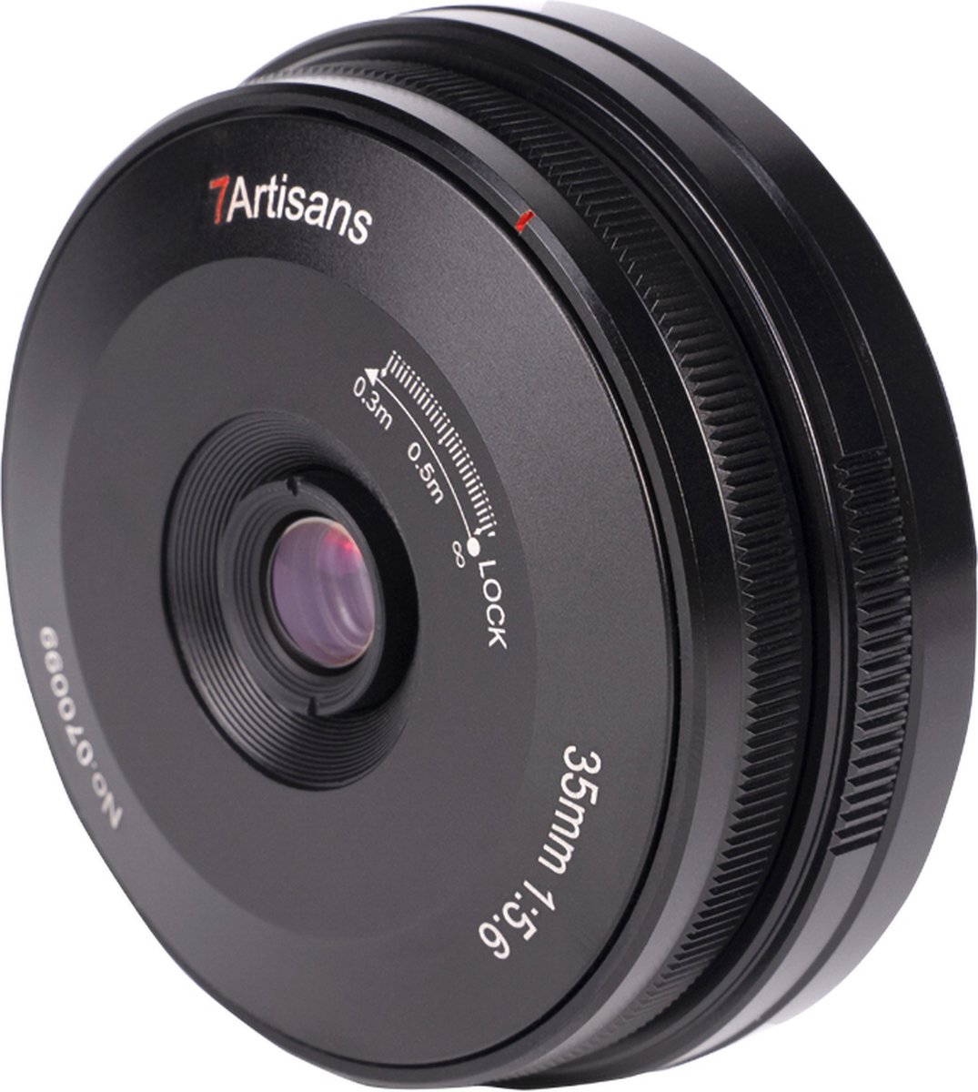 7artisans 35mm F5.6 Pancake Full frame manual focus lens Nikon Z systeem camera + Gratis lenspen + lens tas + lens papier thumbnail 4