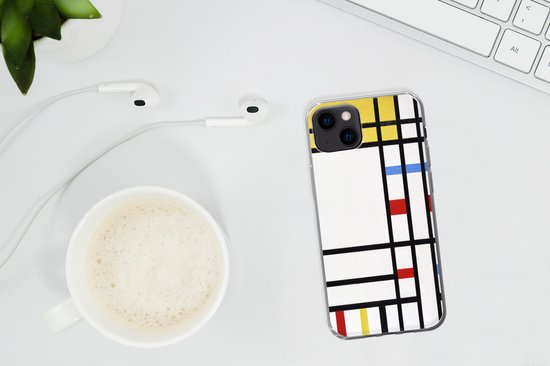 Coque iPhone 13 mini - Place De La Concorde - Piet Mondrian - Siliconen