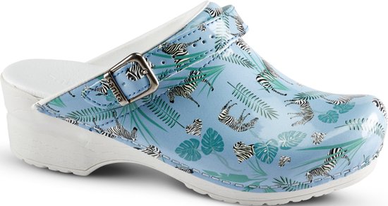 Sanita Citroen clogs voor dames, handgemaakt, origineel, van flexibel leer, anatomisch voetbed, zacht schuim, verstelbare riem op de hiel, Wit, 42 EU Sanita Citroen clogs voor dames, handgemaakt, origineel, van flexibel leer, anatomisch voetbed, zacht schuim, verstelbare riem op de hiel, Wit, 42 EU