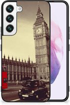 Telefoonhoesje Geschikt voor Samsung Galaxy S22 Telefoontas met Zwarte rand Londen City