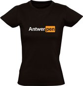 Antwerpen Dames  t-shirt | Beerschot |Royal Antwerp | Zwart