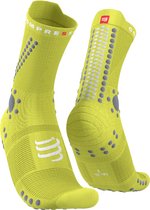 Compressport Pro Racing Socks v4.0 Trail Primerose/Alloy - Hardloopsokken